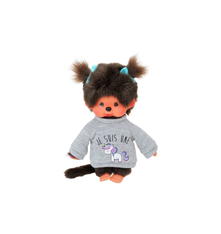 Bandai Petite Fille Je Suis Une Licorne Cm Monchhichi